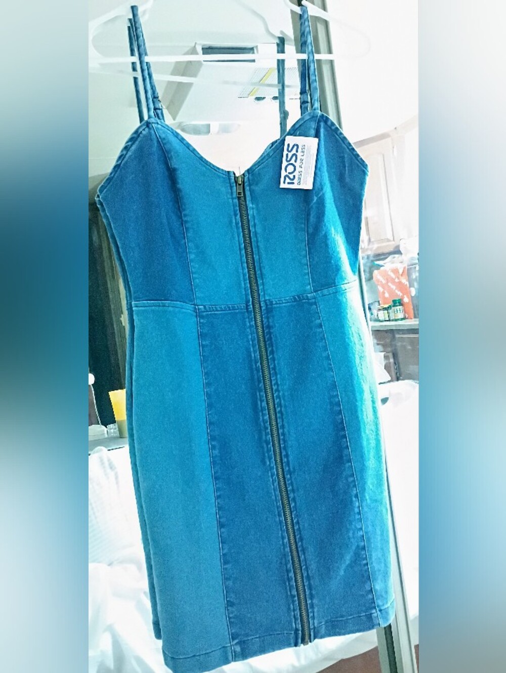 Derek Heart Mini Denim Dress sz. Small